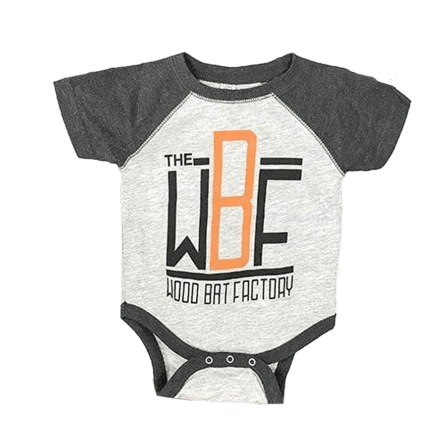 Apparel The Wood Bat Factory Logo Raglan Onesie