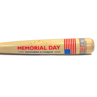 Thumbnail for The Wood Bat Factory Trophy Bats Memorial Day Remember & Honor Wood Trophy Bat
