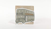 Thumbnail for The Wood Bat Factory Novelties Olive Green Double Decker Bus Stickers