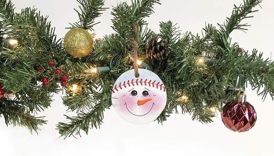 The Wood Bat Factory Novelties Snowball Ornament