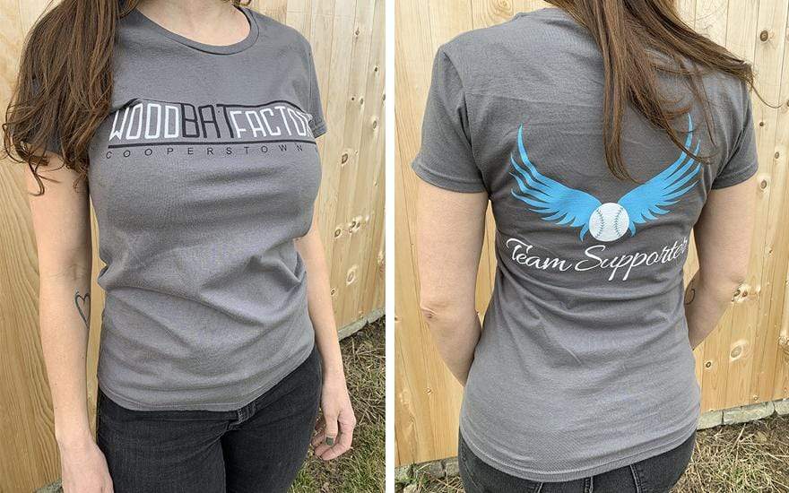 The Wood Bat Factory Womens Shirts Team Supporter Women's Tee
