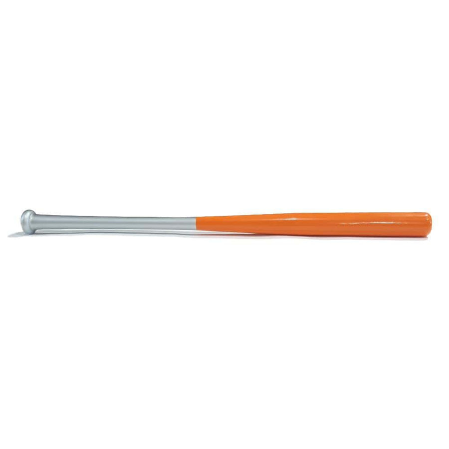 The Wood Bat Factory Wooden Whiffle Ball Bats Silver/Orange The Big Whiffer Wooden Whiffle Ball Bat | Silver/Orange