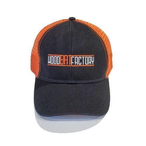 The Wood Bat Factory Apparel Black/Orange The Wood Bat Factory Trucker Hat