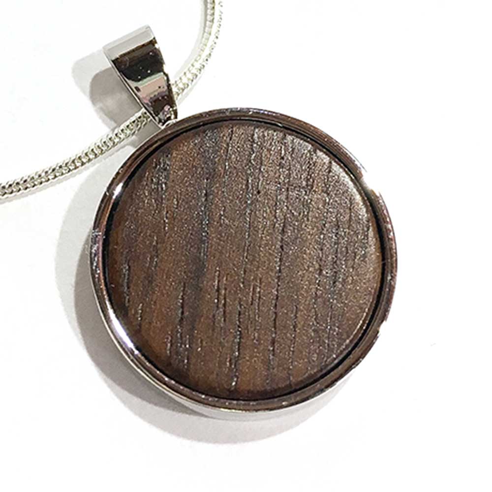 The Wood Bat Factory Necklace Walnut Wood Necklace