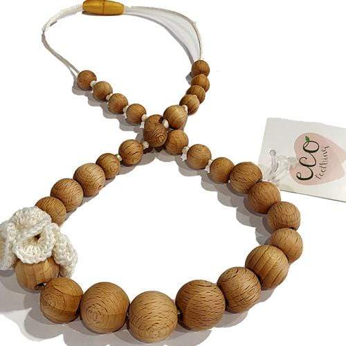 The Wood Bat Factory Necklace Wooden Teething Necklace