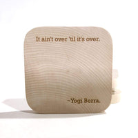 Thumbnail for The Wood Bat Factory Novelties Yogi Berra Quote Coaster Set