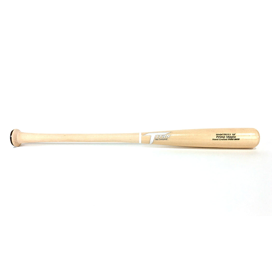 Playing Bats Titan Bats Titan Bats Model EX15:3 Wood Bat | 28" (-8) | Maple