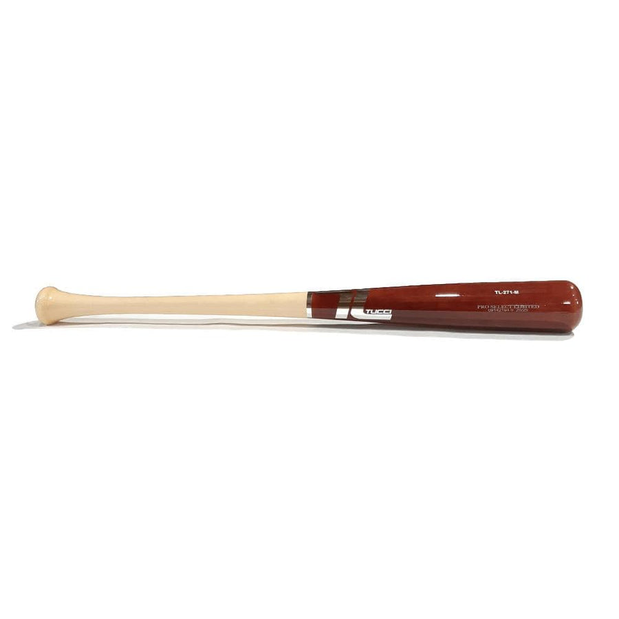 Tucci Lumber Bats Playing Bats Natural | Mahogany | Chrome / 28" (-3) Tucci Lumber TL-271 Wood Bat | Maple | 28" (-3) | Natural/Mahogany/Chrome
