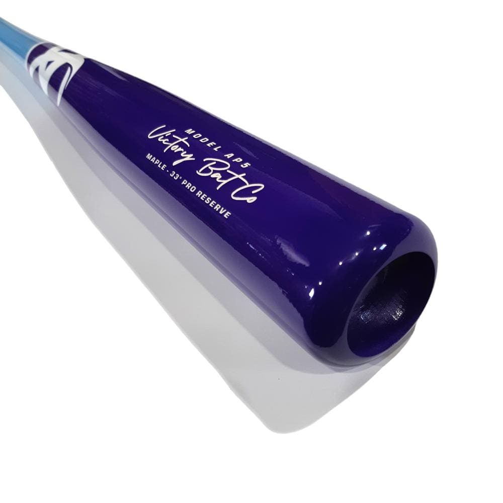 Victory Bat Co. Playing Bats Sky Blue | Purple | White / 33" (-2) Victory Model AP5 Wood Bat | Maple | 33" (-2) | Sky Blue/Purple/White