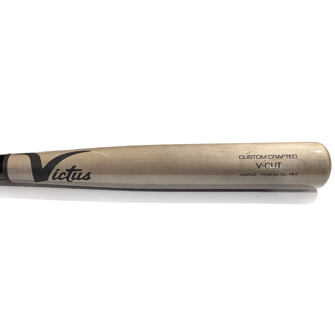 Victus Playing Bats Victus V-Cut Custom Crafted Pro Reserve Wood Baseball Bat | Maple | 32" (-3) Blk/Gry