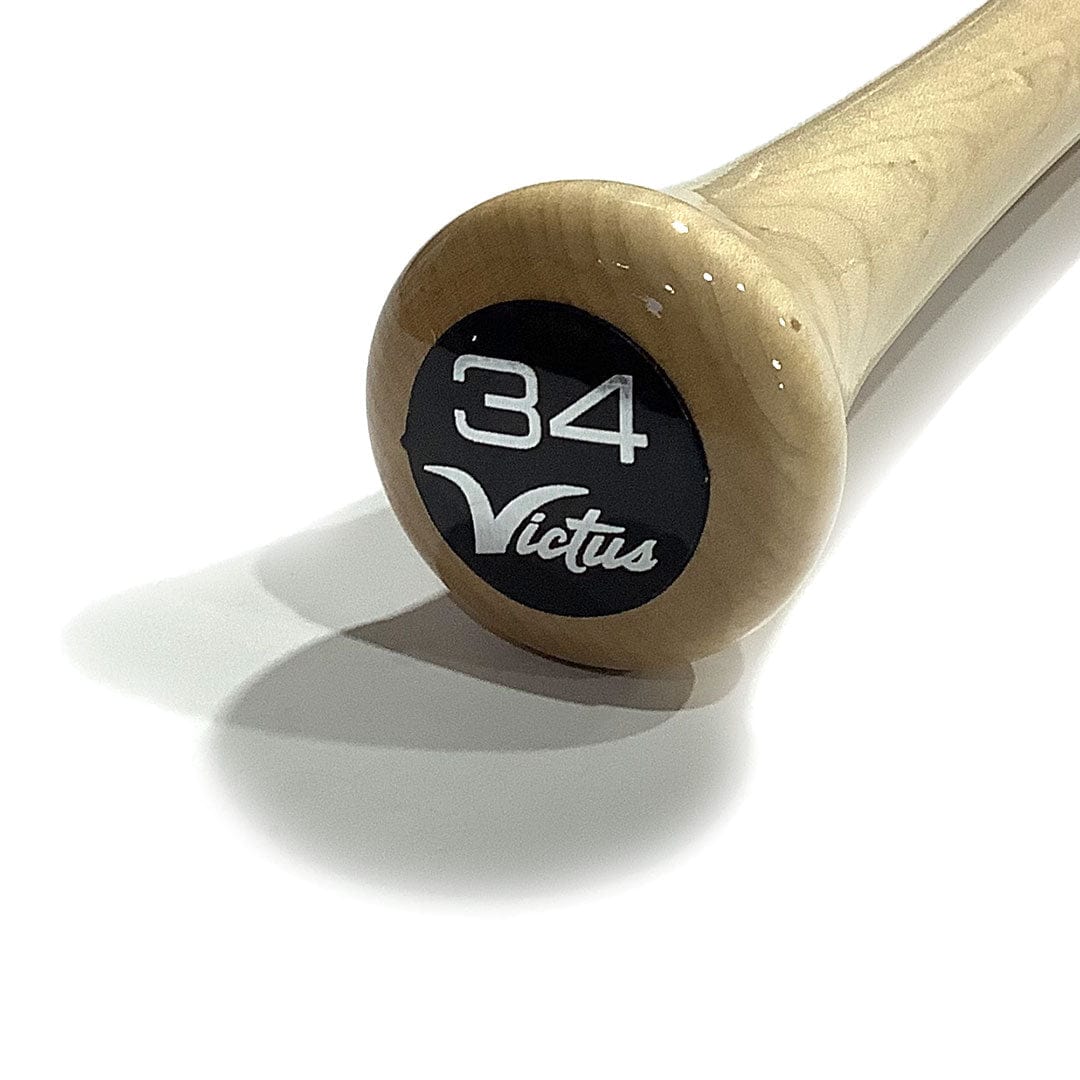 Victus Playing Bats Victus V-Cut Custom Crafted Pro Reserve Wood Baseball Bat | Maple | 34" (-4) Nat/Blk