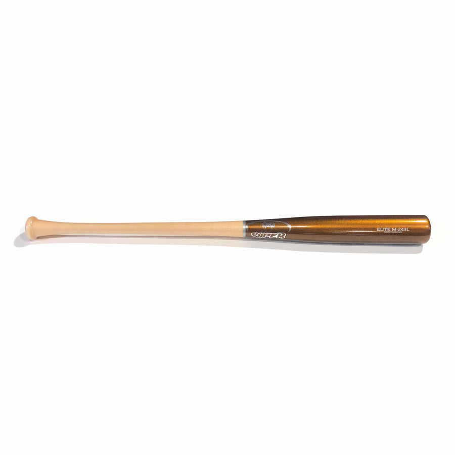 Viper Bats Playing Bats Natural | Copper | Silvcer / 33" / (-2) Viper Elite M-243L Wood Bat | 33" (-2) | Maple