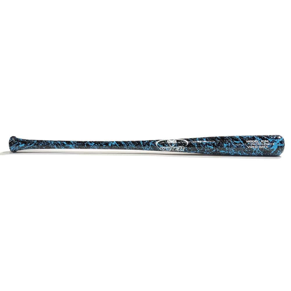 Viper Bats Playing Bats Black | Blue | White / 32" / (-3) Viper Splat JC24 Wood Baseball Bat | Maple