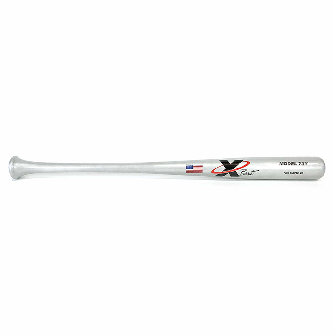 X-Bat Playing Bats Silver | Black / 29" / (-5) X-Bat Model 73Y Wood Baseball Bat | Maple