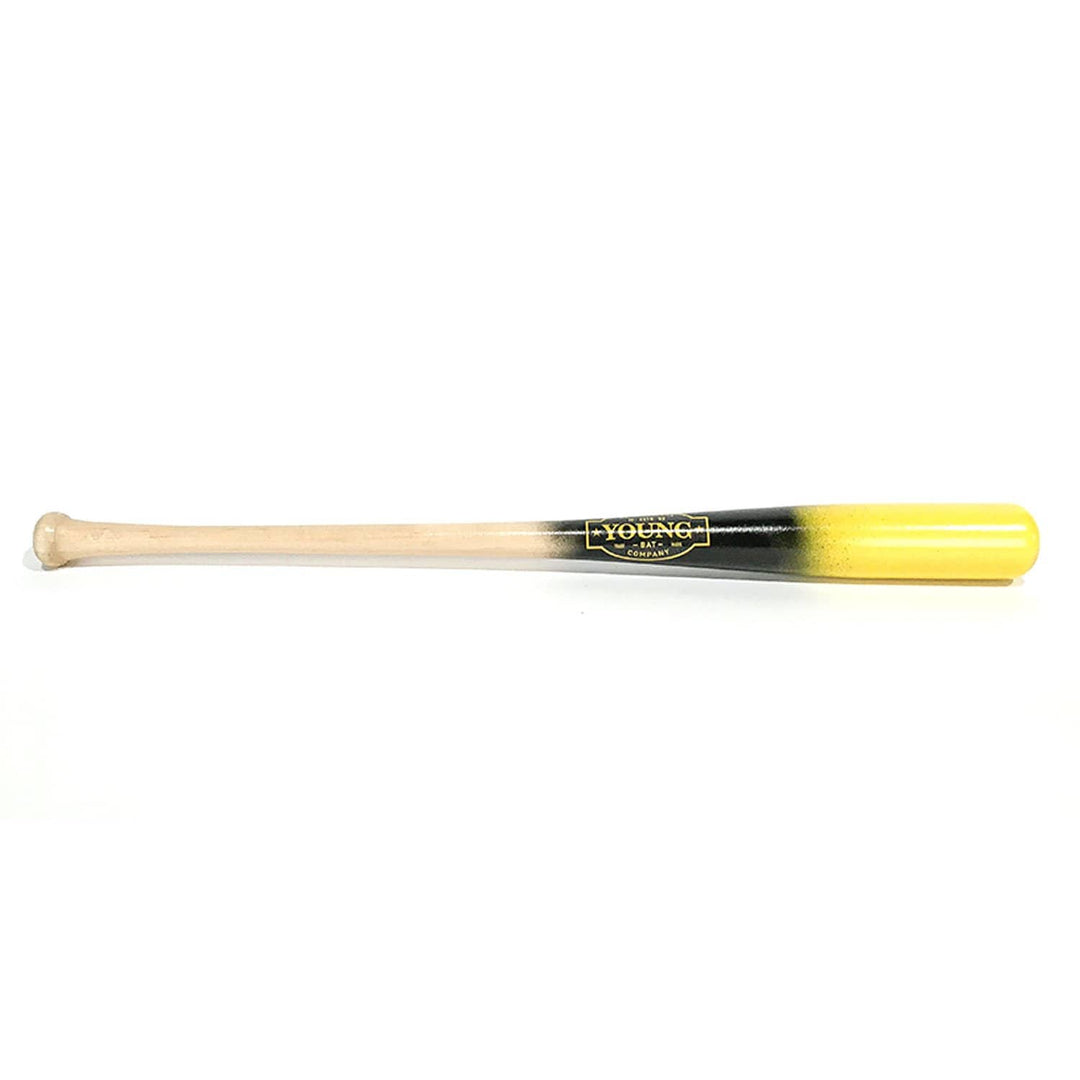 Young Bat Co Playing Bats Natural | Black | Yellow / 30" / (-6) Young Bat Co. Youth 30" Wood Baseball Bat | Maple