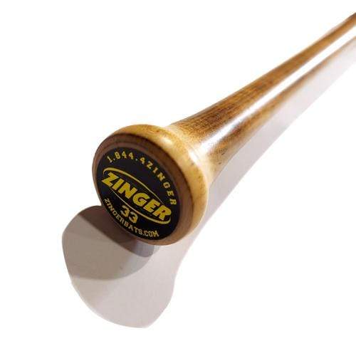 Zinger Bats Playing Bats Burnt/Gold / 33" (-2) Zinger Pro Elite Model XPE13 Wood Bat | Maple | 33" (-2) | Burnt/Gold