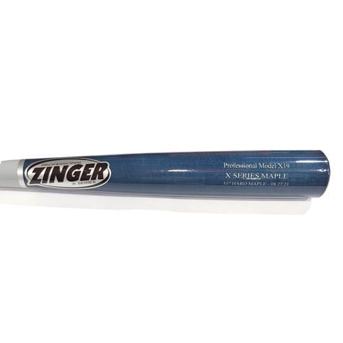 Zinger Bats Playing Bats Grey/Blue / 34" (-2) Zinger Professional Model X19 Wood Bat | Maple | 31" (-4) | Grey/Blue/Silver