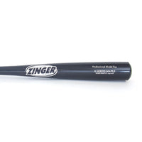 Thumbnail for Zinger Bats Playing Bats Zinger Bats Model X19 Wood Baseball Bat | Maple | Black | White / 29